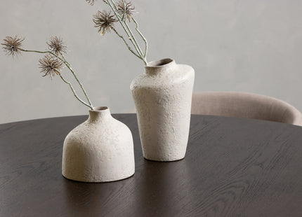 Venture Home & Furniture Fashion Berit & Stone Matstolar Beige + Runda Matbord ⌀120 Mocca