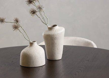 Venture Home & Furniture Fashion Berit & Stone Matstolar Beige + Runda Matbord ⌀120 Mocca