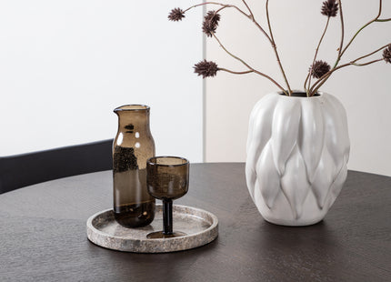 Venture Home & Furniture Fashion Kenth & Copenhagen Matstolar 2-pack Svart + Runda Matbord ⌀115 Mocca