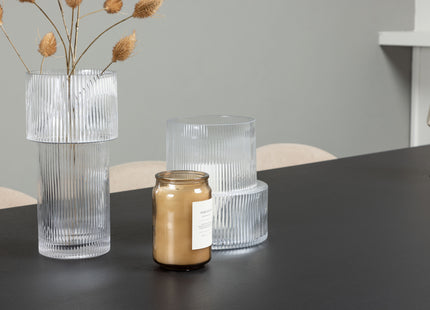Venture Home Velvet & Vail Matstolar 2-pack Beige + Rektangulära Matbord 200 × 100 Svart
