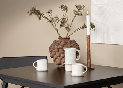 Venture Home Kenth & Tempe Matstolar 2-pack Svart + Rektangulära Matbord 80 x 80 Svart