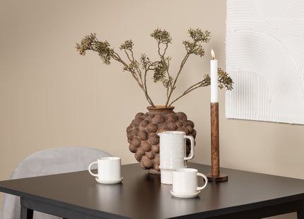 Venture Home Velvet & Tempe Matstolar 2-pack Grå + Rektangulära Matbord 80 x 80 Svart