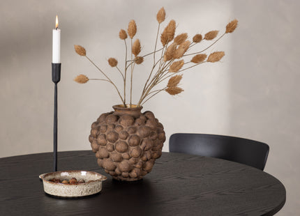 Venture Home Ursholmen & Olivia Matstolar 2-pack Svart + Runda Matbord ⌀110 Svart