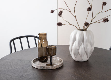 Venture Home & Furniture Fashion Dyrön & Copenhagen Matstolar 2-pack Svart + Runda Matbord ⌀115 Mocca