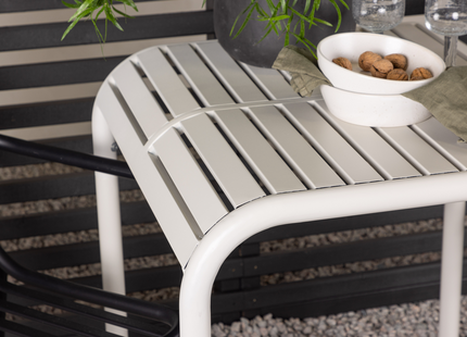 Venture Home Borneo & Peking Caféset Utomhus Med 2st Matstolar Beige/Svart