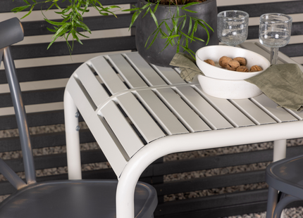 Venture Home Borneo & Tablas Caféset Utomhus Med 2st Matstolar Beige/Mörkgrå