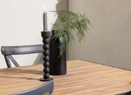Venture Home Break & Tablas Matgrupp Utomhus Med 4st Matstolar Mörkgrå
