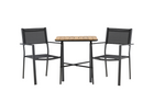 Venture Home Copacabana & Holmbeck Matgrupp Utomhus Med 2st Matstolar Svart/Natur