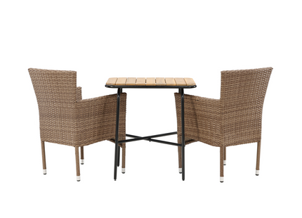 Venture Home Malina & Holmbeck Matgrupp Utomhus Med 2st Matstolar Natur