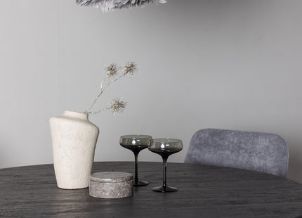 Venture Home Rosie & Lanzo Matstolar 2-pack Grå + Runda Matbord ⌀120 Mocca