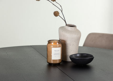 Venture Home Night & Matilda Matstolar 2-pack Beige + Runda Matbord ⌀130 Svart