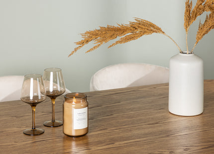 Venture Home Berit & Isolde Matstolar Beige + Ovala Matbord 180 x 90 Nature