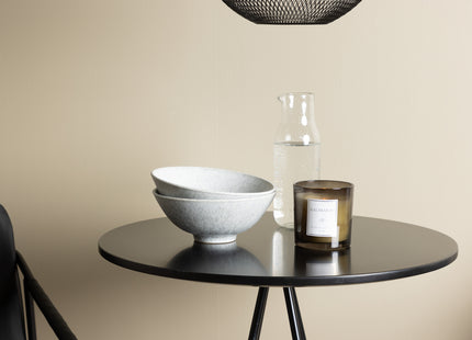 Venture Home Tvist & Bistro Barstolar 2-pack Svart + Barbord ⌀60 Svart
