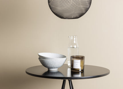 Venture Home Tempe & Bistro Barstolar 4-pack Mörkgrå + Barbord ⌀60 Svart