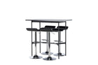 Venture Home Rax & Jonna Barbord 120 x 60 Svart + Barstolar 2-pack Svart