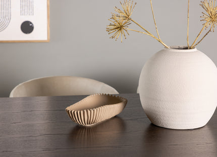 Venture Home & Furniture Fashion Berit & Ystad Matstolar Beige + Rektangulära Matbord 220 x 100 Mocca