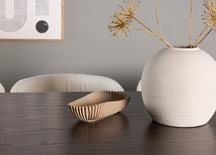 Furniture Fashion & Venture Home Ystad & Edina Rektangulära Matbord 220 x 100 Mocca + Matstolar 2-pack Vit