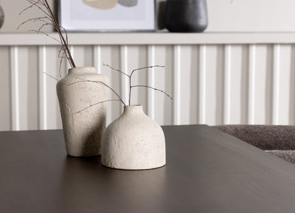 Venture Home Kaseidon & Morning Rektangulära Matbord 120 x 80 Mörkbrun + Matstolar 2-pack Brun
