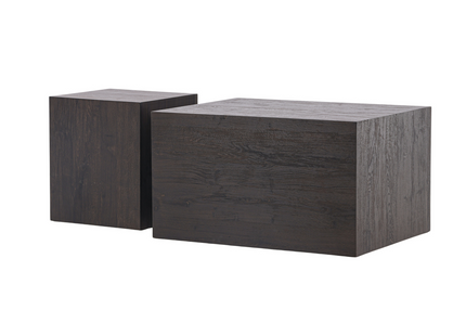 Venture Home York Soffbord 80 x 60 Mocca + Soffbord 40x40 Mocca