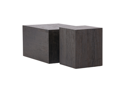 Venture Home York Soffbord 80 x 60 Mocca + Soffbord 40x40 Mocca