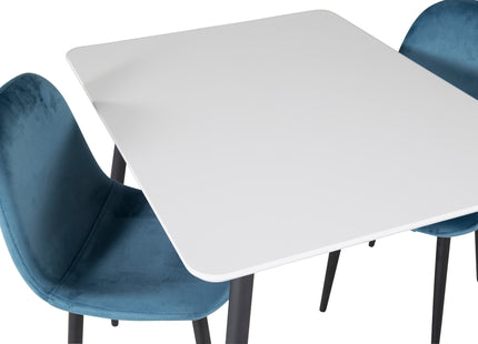 Venture Home Polar Barnstolar Blå + Barnbord 50 x 80 x 60