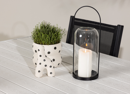 Venture Home Copacabana & Break Matgrupp Med 6st Matstolar Svart/Vit
