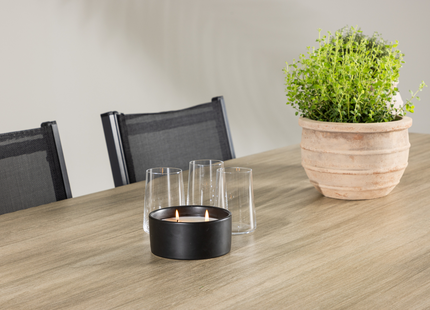 Venture Home Copacabana & Merlo Matgrupp Utomhus Med 6st Matstolar Svart/Vit