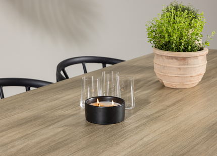 Venture Home Stina & Merlo Matgrupp Utomhus Med 6st Matstolar Svart/Vit