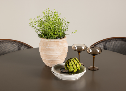 Venture Home Santa Fe & Vila Matgrupp Utomhus Med 4st Matstolar Svart/Brun