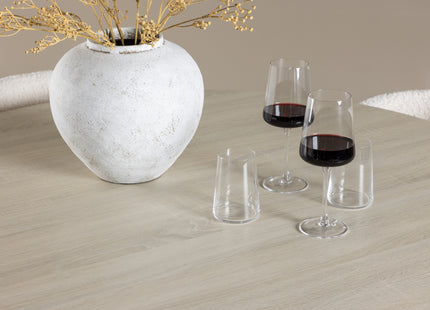Venture Home Agnes & Lanzo Matstolar 2-pack Vit + Runda Matbord ⌀120 Whitewash