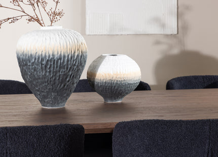 Venture Home Modesto & Olivia Matstolar 2-pack Svart + Rektangulära Matbord 210 x 100 Mocca