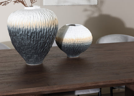Venture Home Evelina & Olivia Matstolar 2-pack Grå + Rektangulära Matbord 210 x 100 Mocca