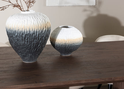 Venture Home Velvet & Olivia Matstolar 2-pack Beige + Rektangulära Matbord 210 x 100 Mocca