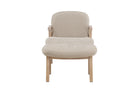 Venture Home Rile Ottoman 60 x 42 x 70 Beige + Fåtölj Beige