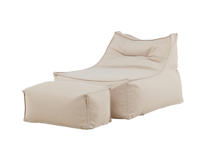 Venture Home Redang Loungefåtölj Utomhus Beige + Fotpuff
