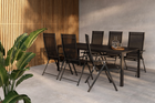 Venture Home Giardini & Levanzo Matgrupp Utomhus Med 6st Matstolar Svart