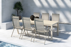 Venture Home Levanzo & Mirko Matgrupp Utomhus Med 6st Matstolar Beige