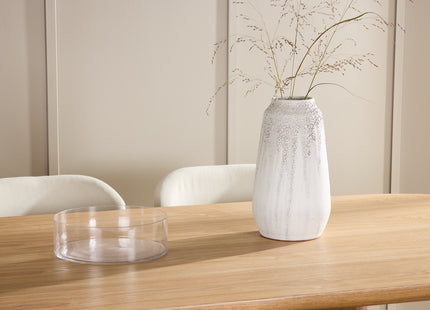 Venture Home Stjärnö & Lilja Ovala Matbord 200 x 90 Nature + Matstolar 2-pack Beige