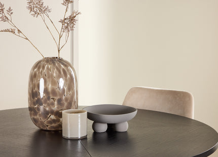 Venture Home Night & Strada Matstolar 2-pack Beige + Rektangulära Matbord ⌀120 Svart
