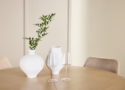 Venture Home Night & Strada Matstolar 2-pack Beige + Rektangulära Matbord ⌀120 Whitewash
