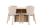 Venture Home Strada & Astoria Matgrupp Med 4st Matstolar Rentvå/Beige