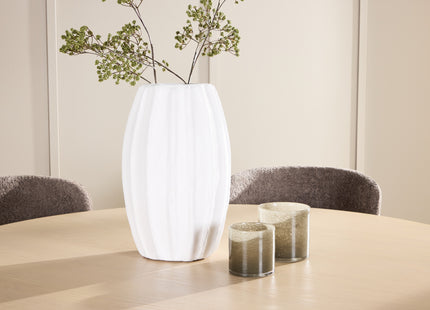 Venture Home Copenhagen & Astoria Runda Matbord ⌀140 Whitewash + Matstolar 2-pack Brun