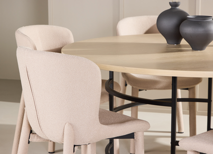 Venture Home Copenhagen & Astoria Med 6st Matstolar Rentvå/Beige