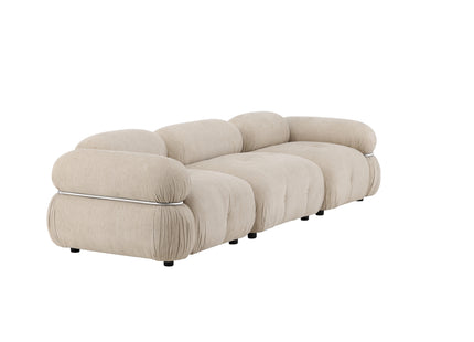 Venture Home Mika Soffmoduler Beige + Soffmoduler Beige + Soffmoduler Beige