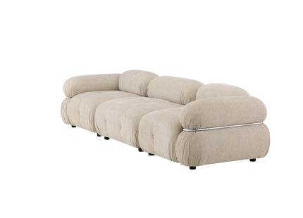 Venture Home Mika Soffmoduler Beige + Soffmoduler Beige + Soffmoduler Beige