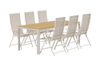 Venture Home Etna & Levanzo Matgrupp Utomhus Med 6st Matstolar Beige