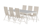 Venture Home Levanzo & Lino Matgrupp Utomhus Med 6st Matstolar Beige