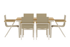 Venture Home Mexico & Panama Matgrupp Utomhus Med 6st Matstolar Beige/Natur