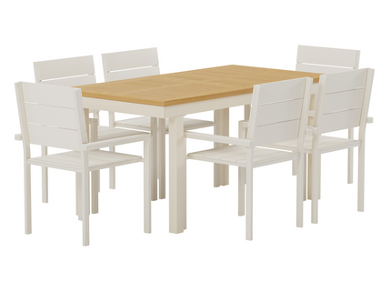 Venture Home Levels & Panama Matgrupp Utomhus Med 6st Matstolar