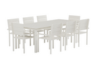 Venture Home Levels Matgrupp Utomhus Med 8st Matstolar Beige